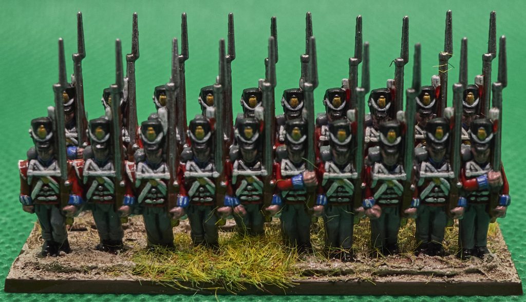 2nd Battalion 3rd Foort Guards Right Flank Company Front