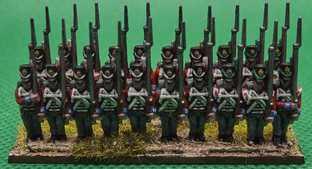 2nd Battalion 3rd Foort Guards Left Flank Company Front