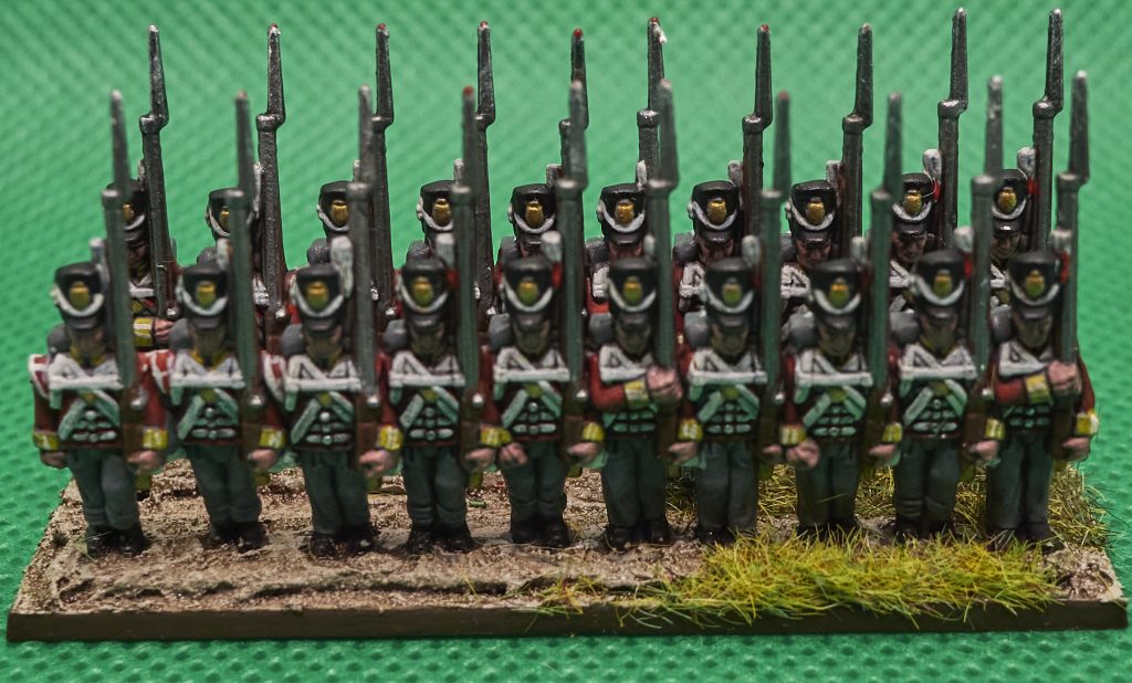 2nd Battalion 30th Regiment of Foot Right Flank Company Front