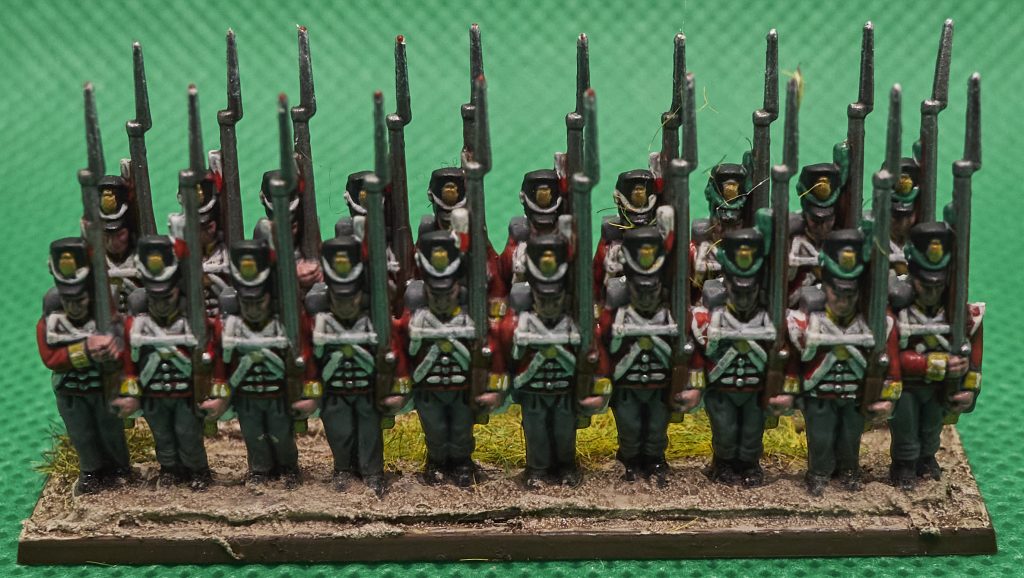 2nd Battalion 30th Regiment of Foot Left Flank Company Front