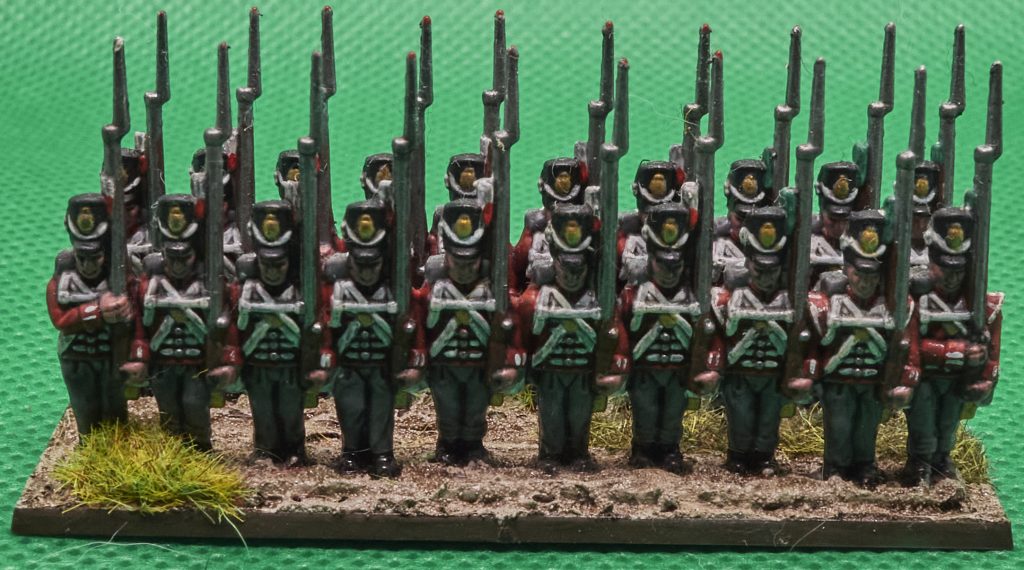 30th Regiment of Foot Right Flank Company Front