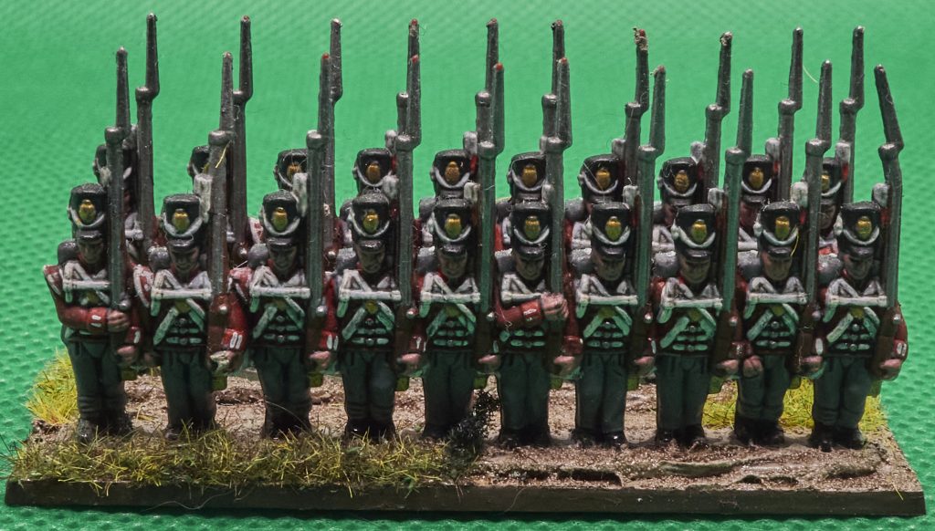 30th Regiment of Foot Left Flank Company Front